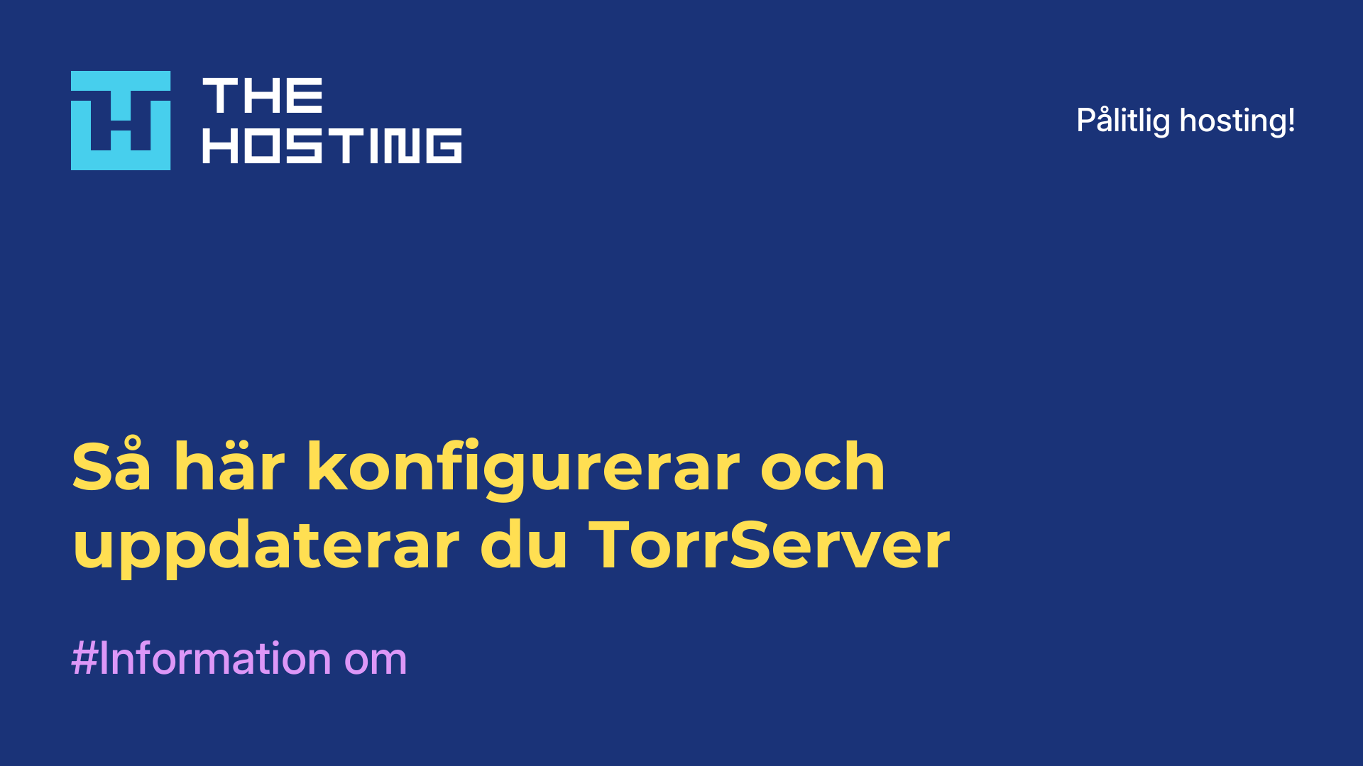 Så här konfigurerar och uppdaterar du TorrServer