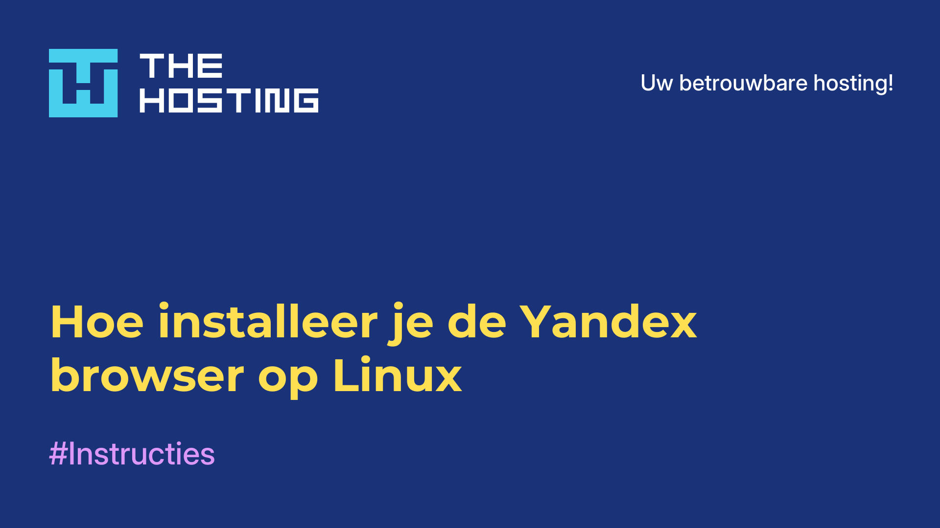 Hoe installeer je de Yandex browser op Linux