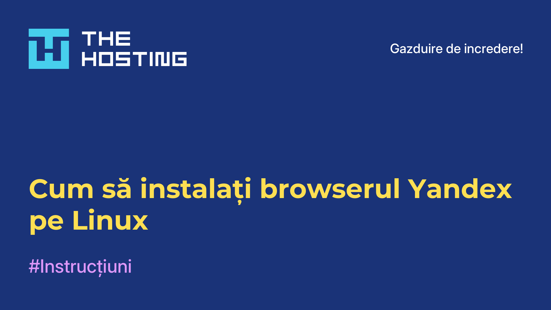 Cum să instalați browserul Yandex pe Linux