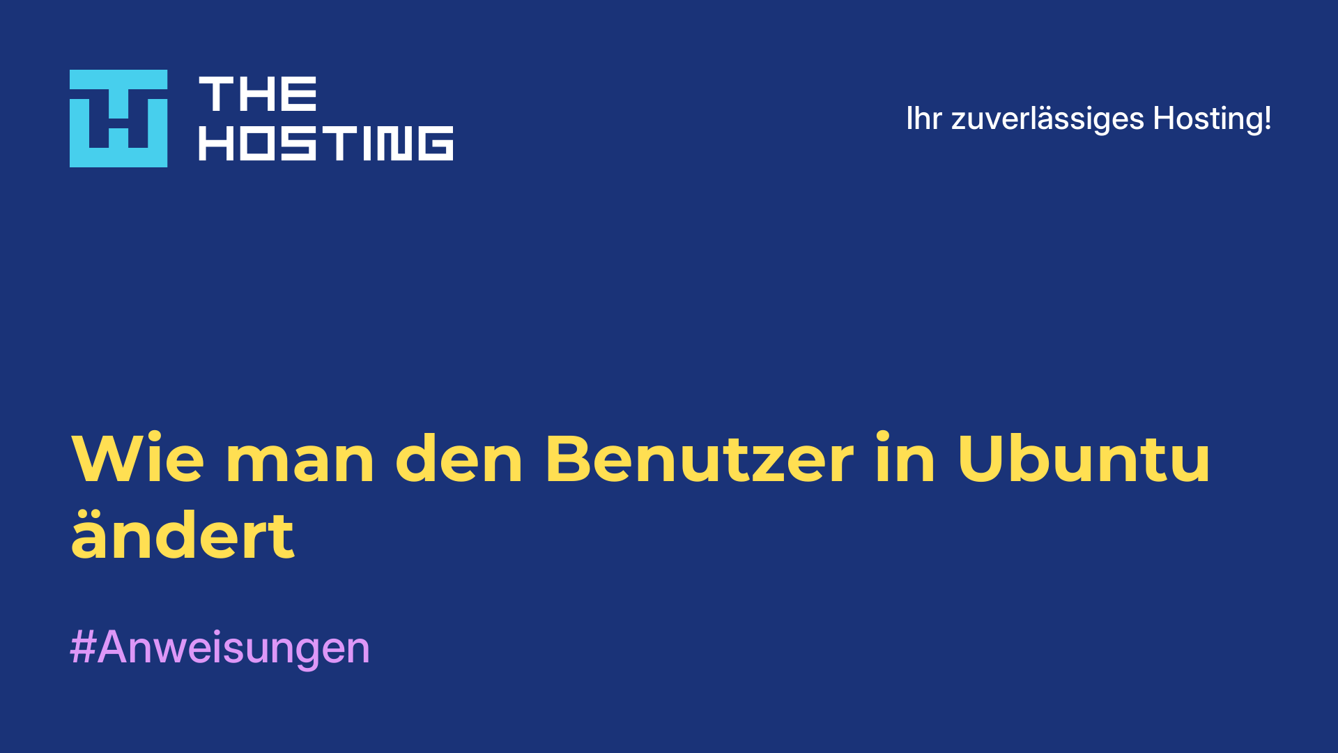 Wie man den Benutzer in Ubuntu ändert