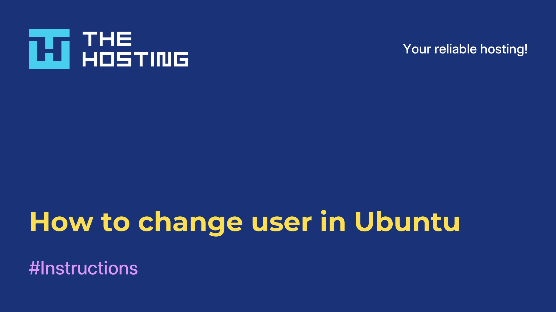 How to change user in Ubuntu