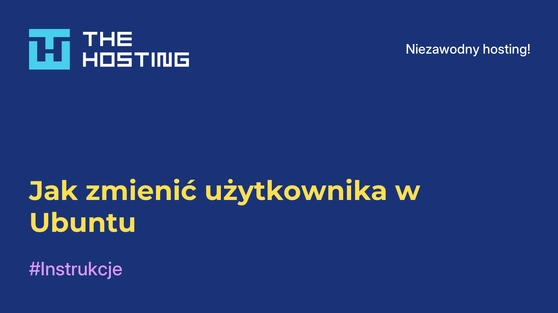 Jak zmienić użytkownika w Ubuntu