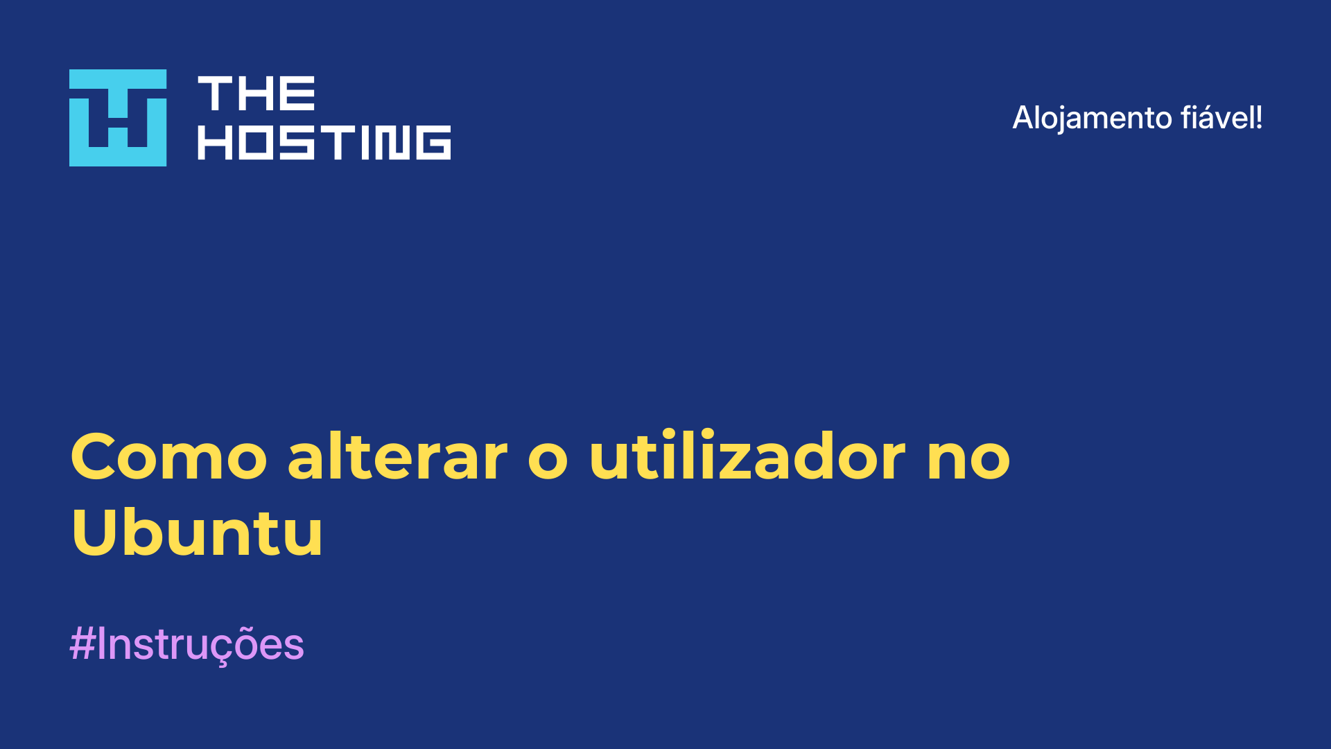 Como alterar o utilizador no Ubuntu