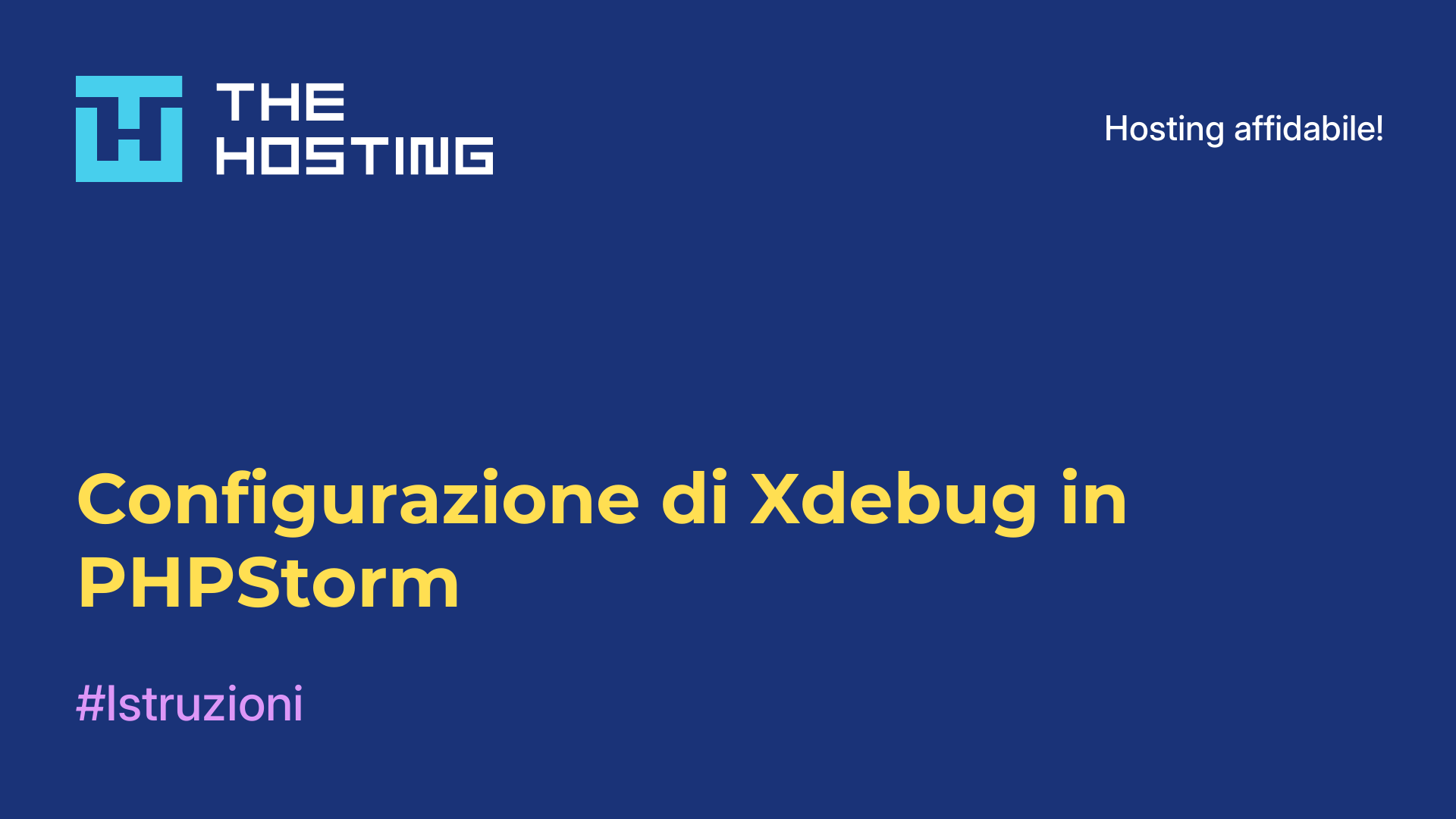 Configurazione di Xdebug in PHPStorm