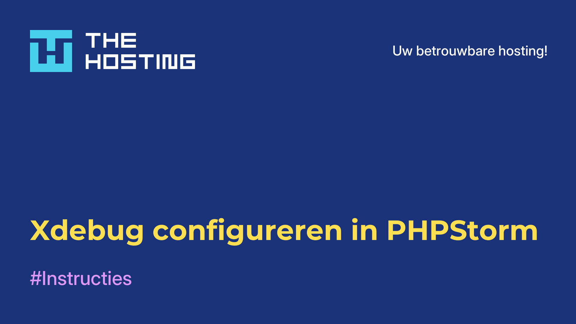 Xdebug configureren in PHPStorm