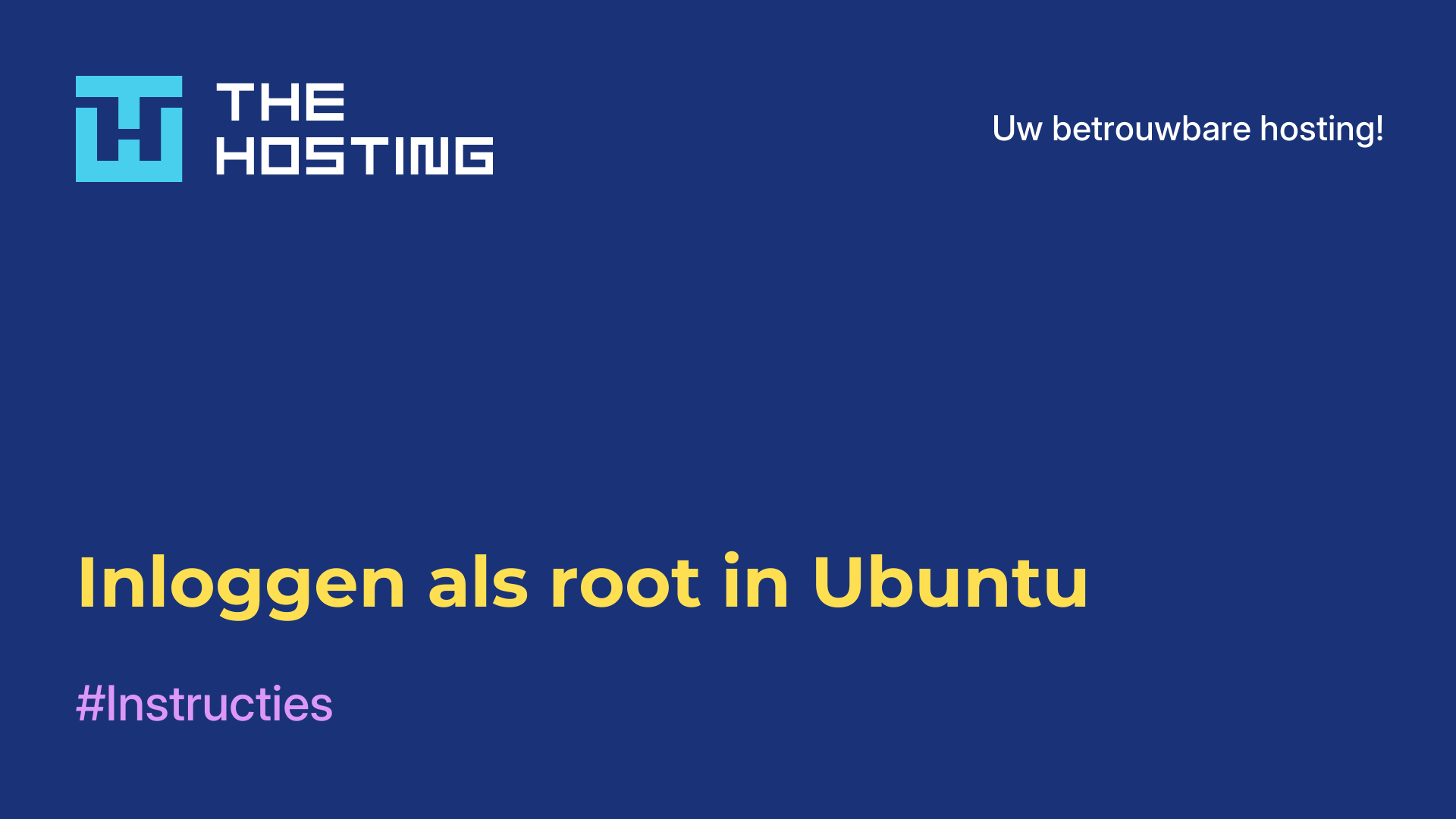 Inloggen als root in Ubuntu