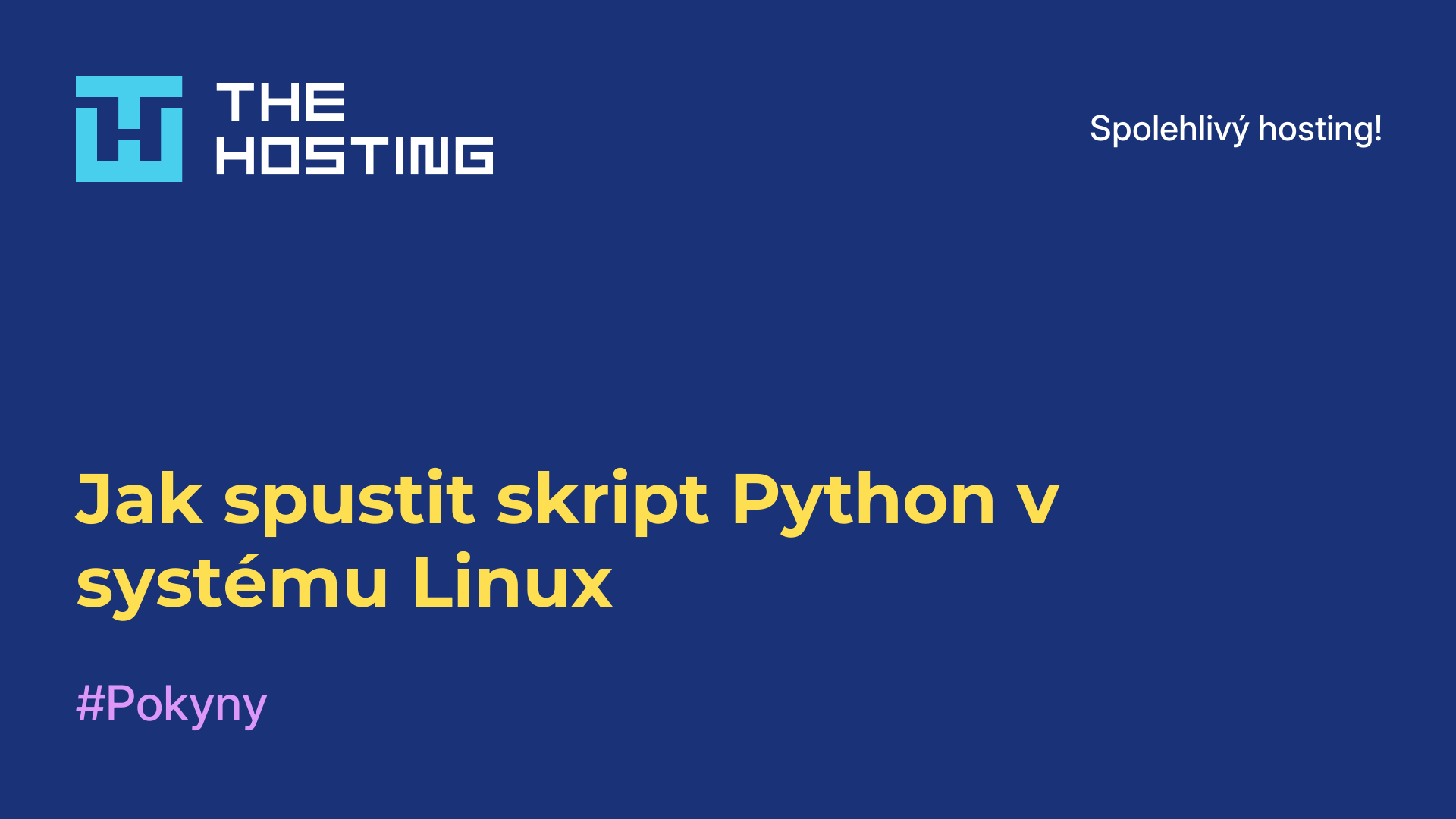Jak spustit skript Python v systému Linux