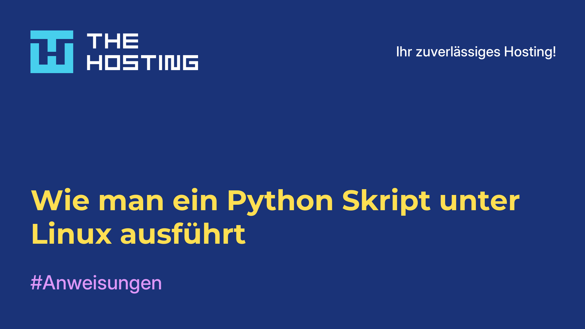 Wie man ein Python-Skript unter Linux ausführt