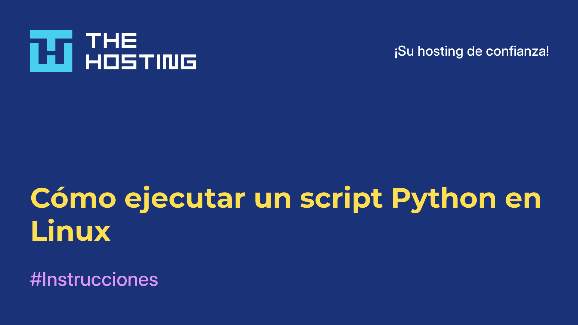 Cómo ejecutar un script Python en Linux