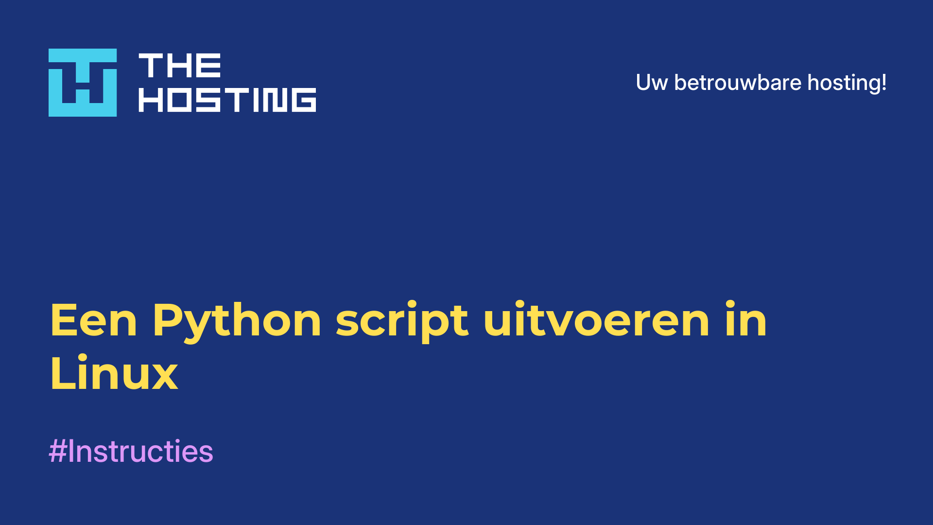 Een Python-script uitvoeren in Linux