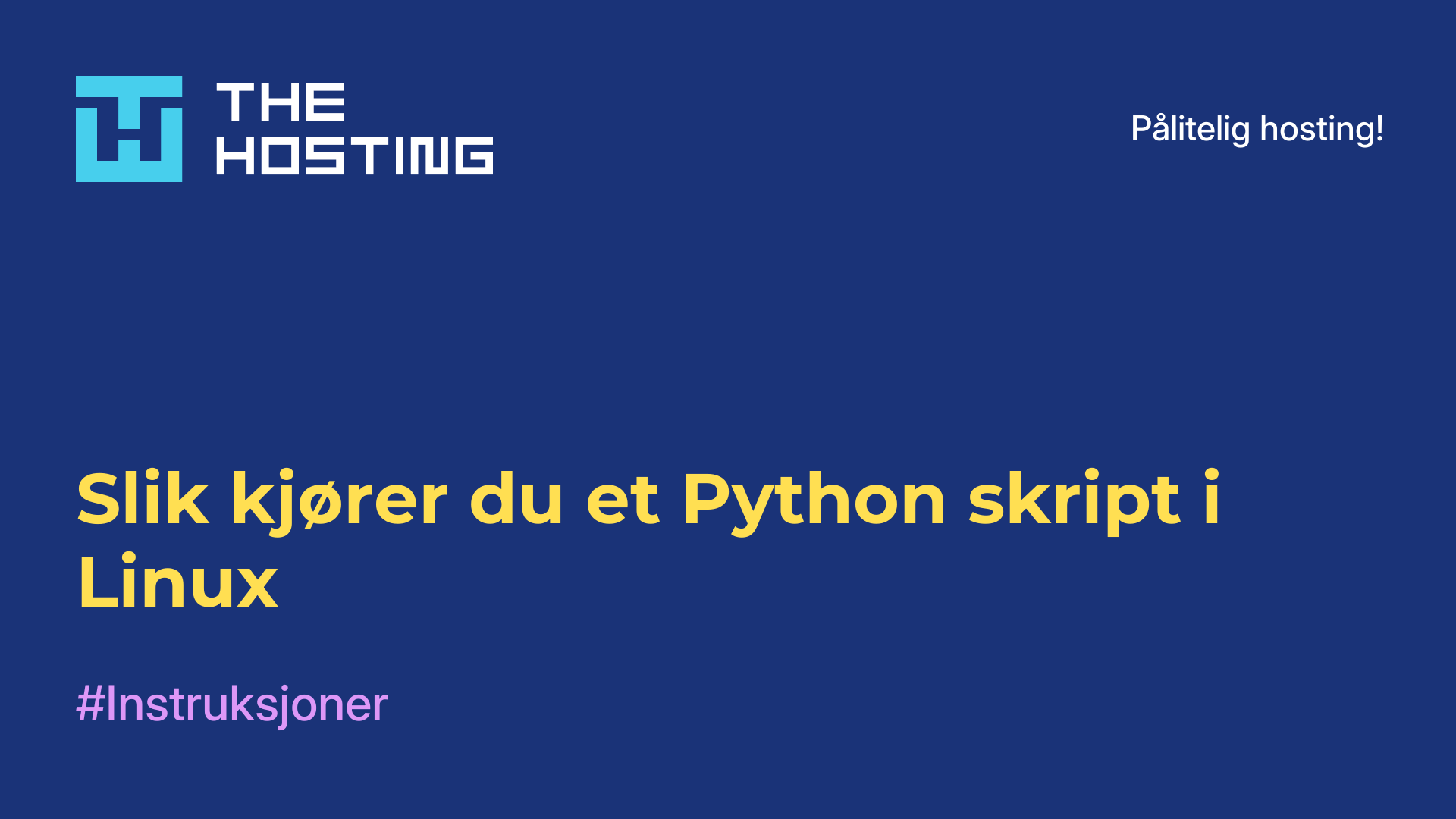 Slik kjører du et Python-skript i Linux