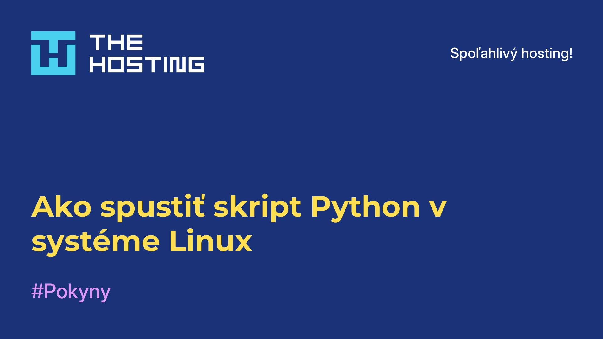 Ako spustiť skript Python v systéme Linux