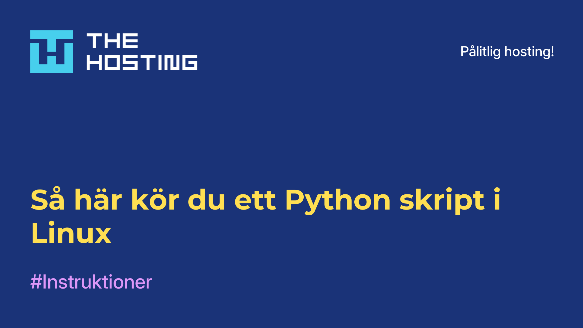 Så här kör du ett Python-skript i Linux