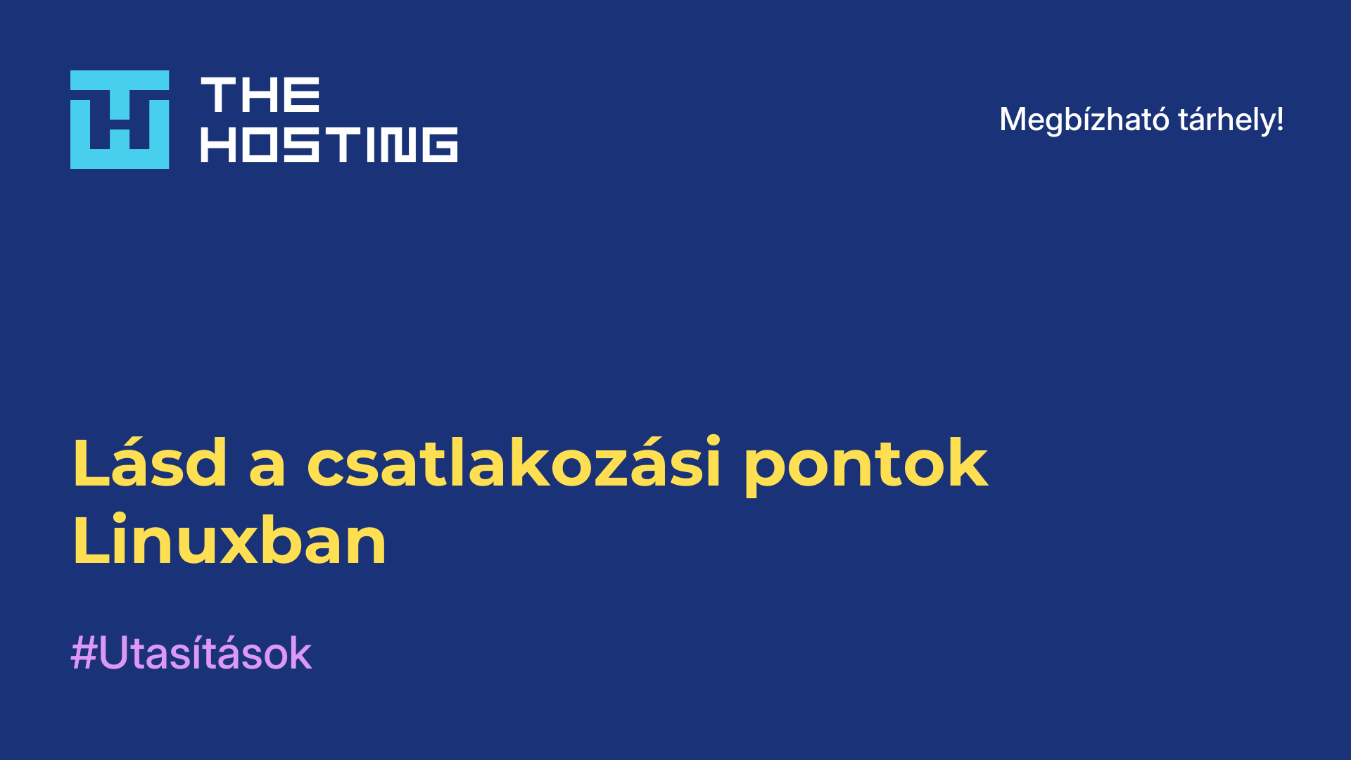 Lásd a csatlakozási pontok Linuxban