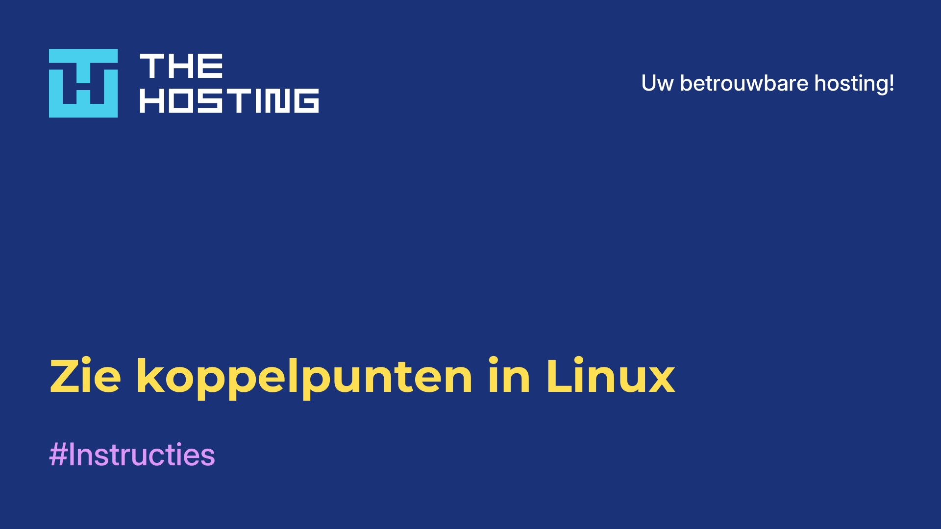 Zie koppelpunten in Linux