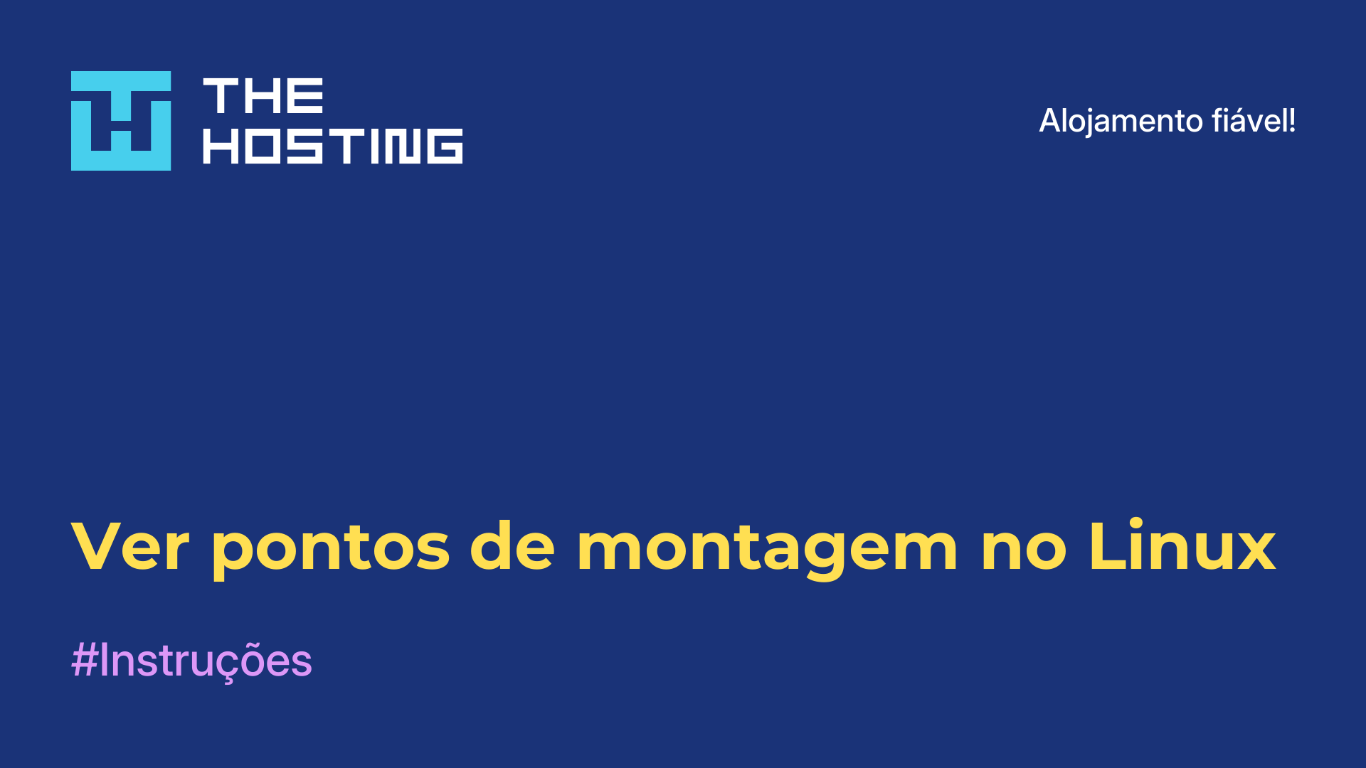 Ver pontos de montagem no Linux