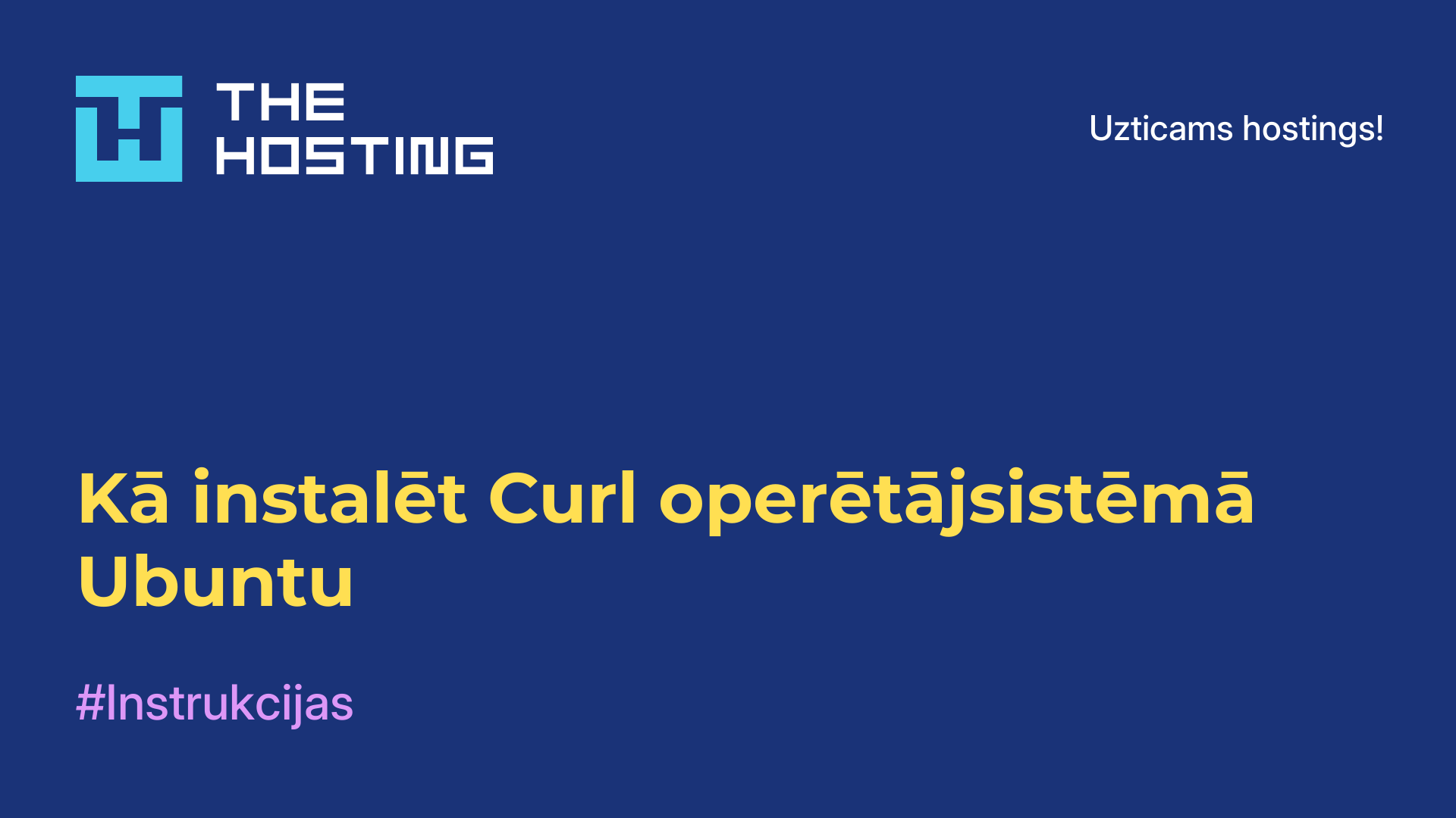 Kā instalēt Curl operētājsistēmā Ubuntu