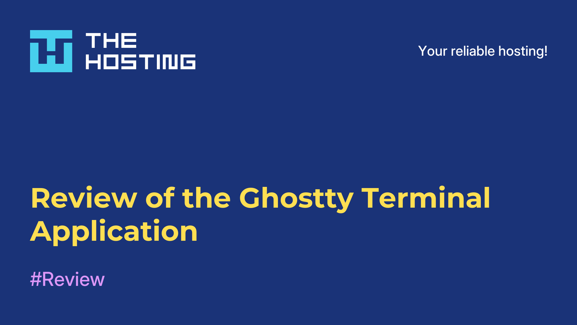 Review of the Ghostty Terminal Application