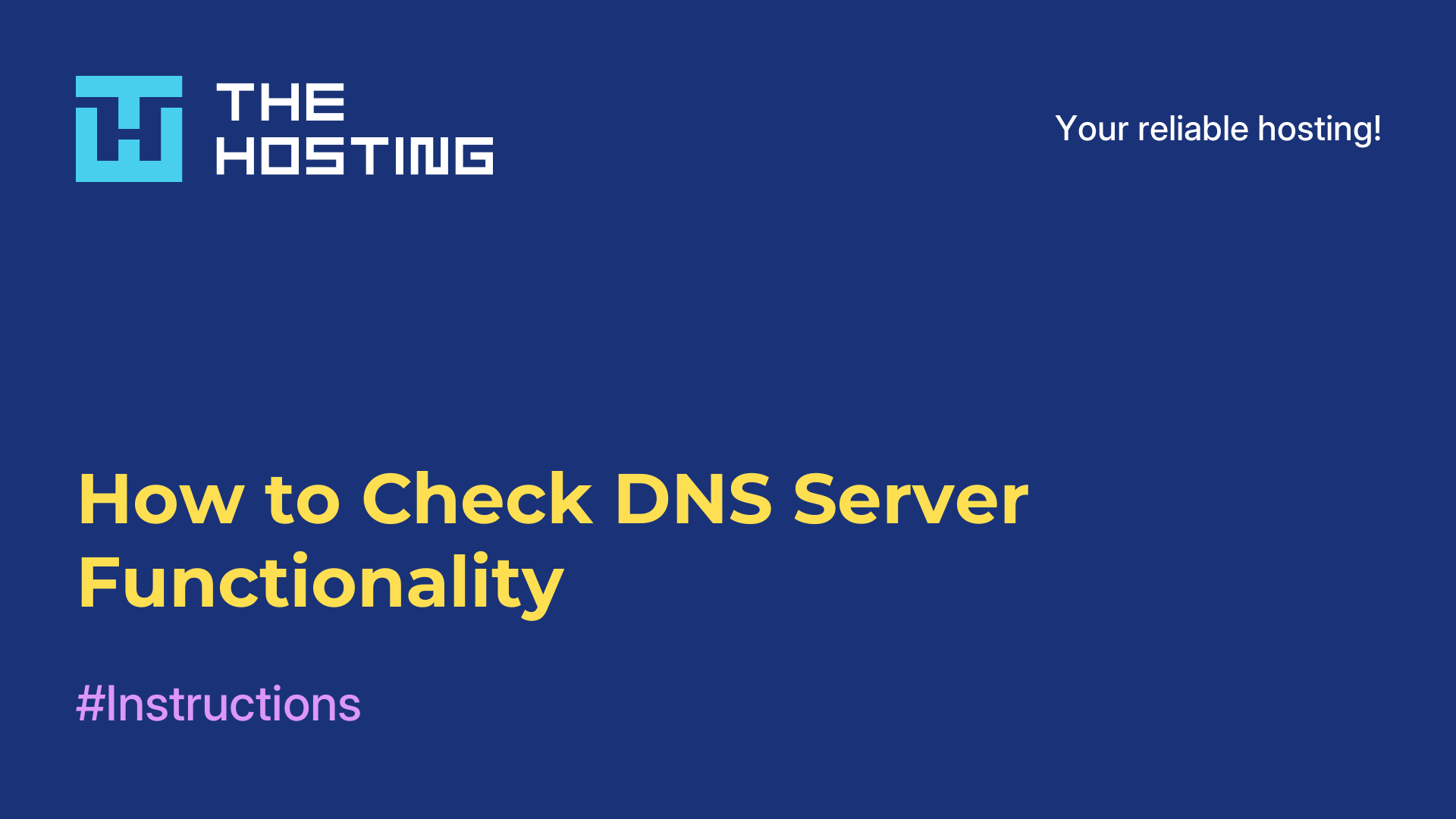 How to Check DNS Server Functionality