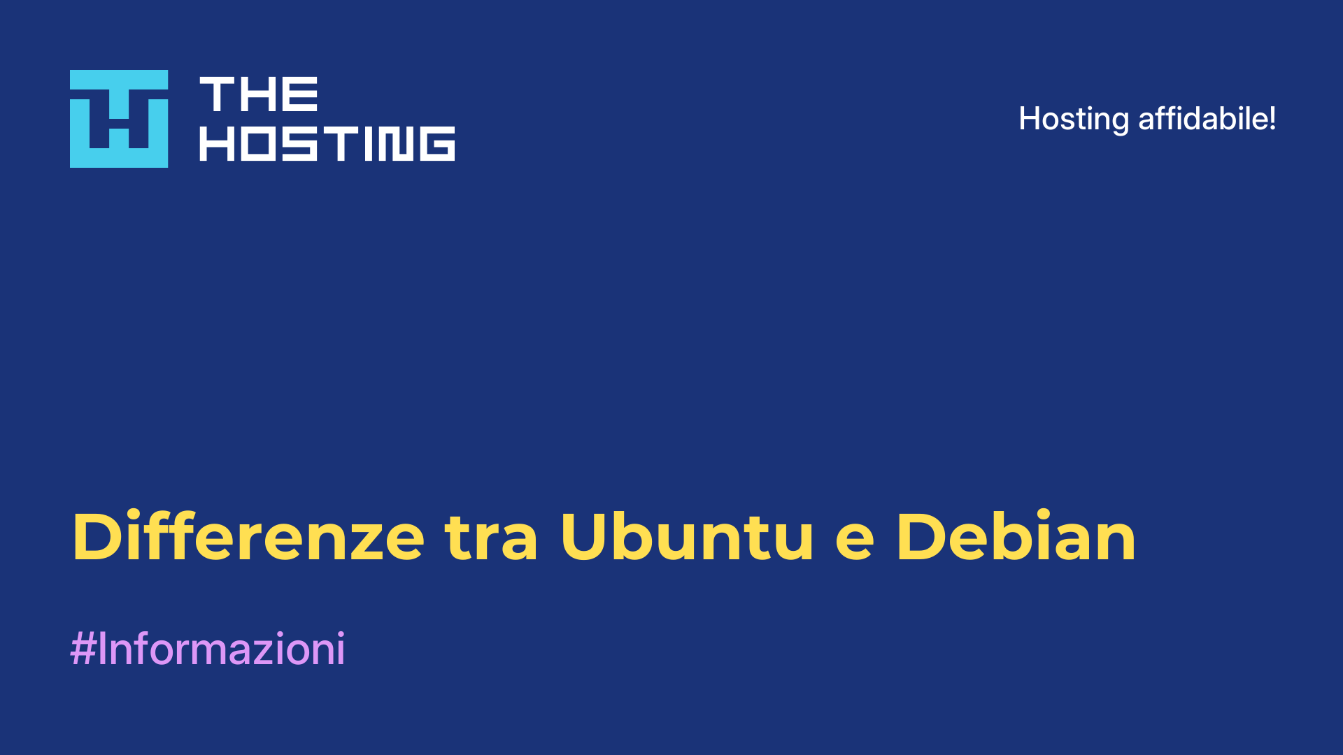 Differenze tra Ubuntu e Debian