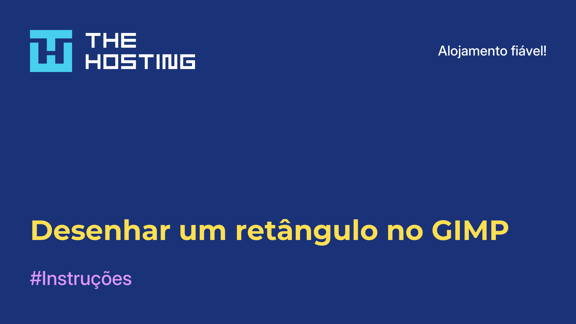 Desenhar um retângulo no GIMP