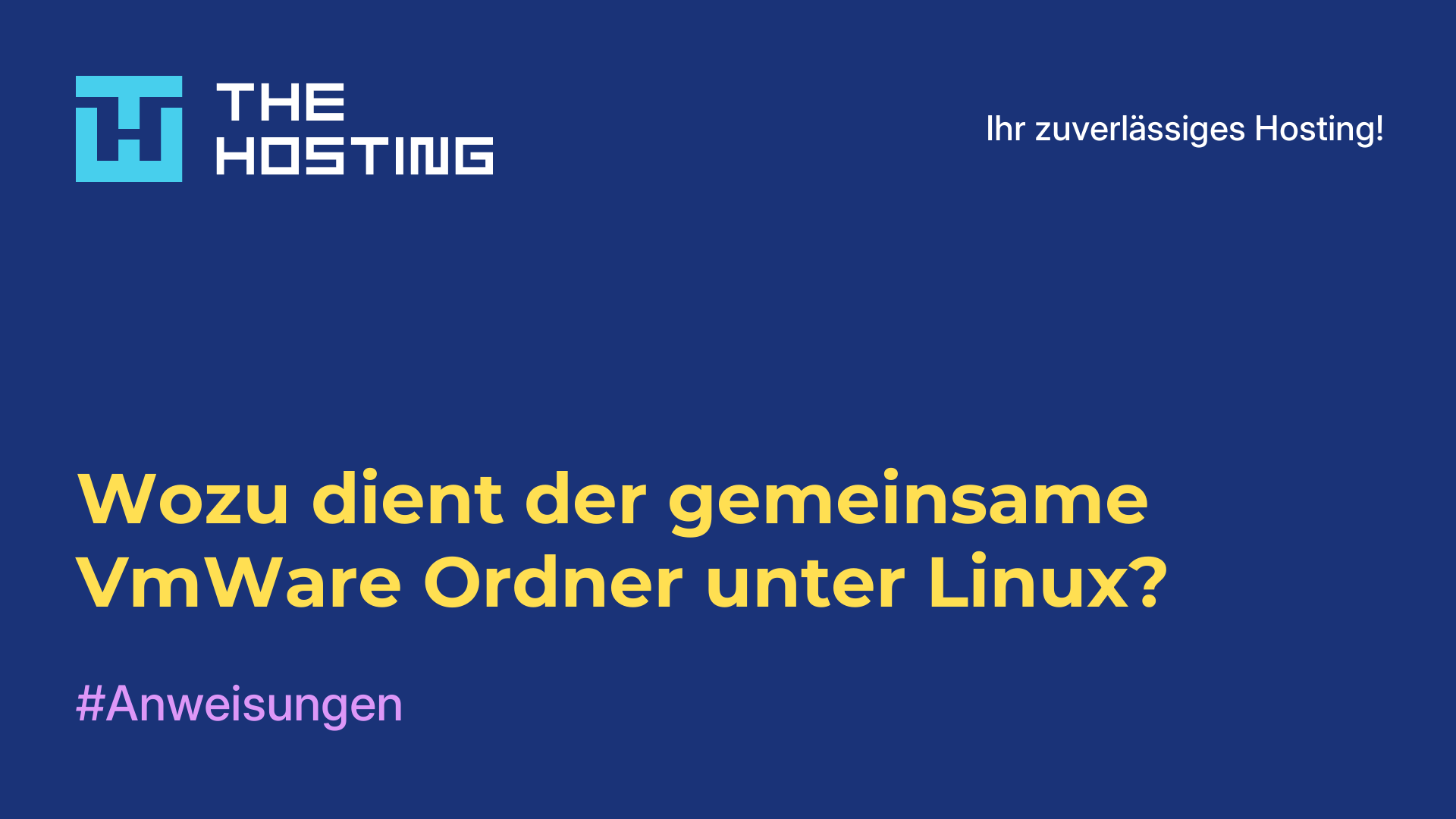 Wozu dient der gemeinsame VmWare-Ordner unter Linux?