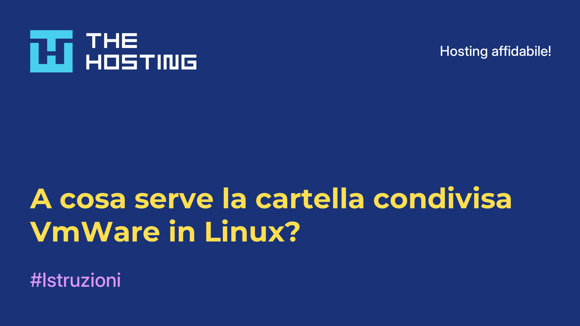 A cosa serve la cartella condivisa VmWare in Linux?