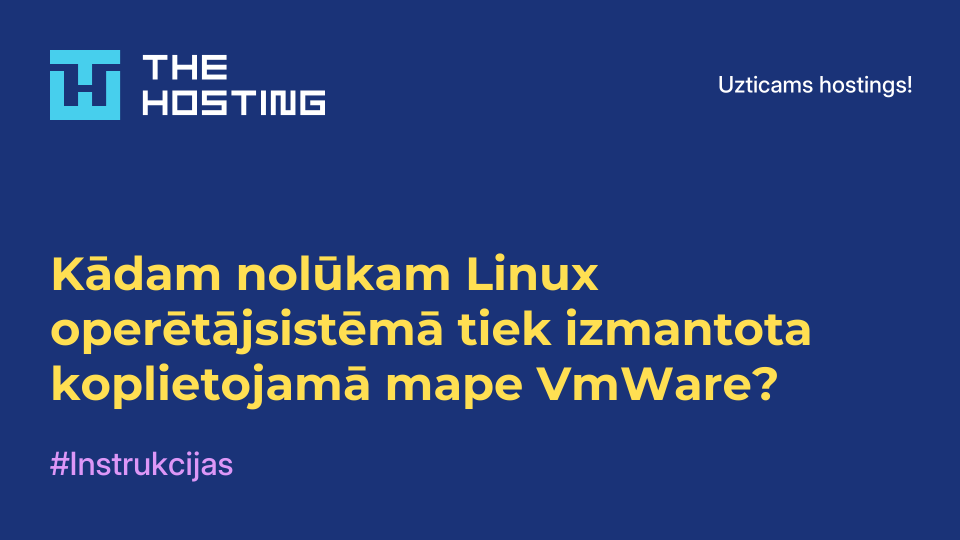 Kādam nolūkam Linux operētājsistēmā tiek izmantota koplietojamā mape VmWare?