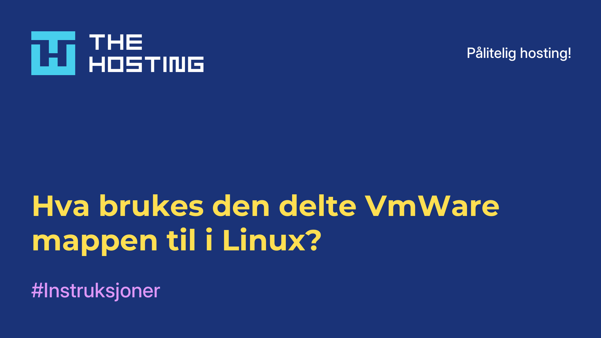 Hva brukes den delte VmWare-mappen til i Linux?