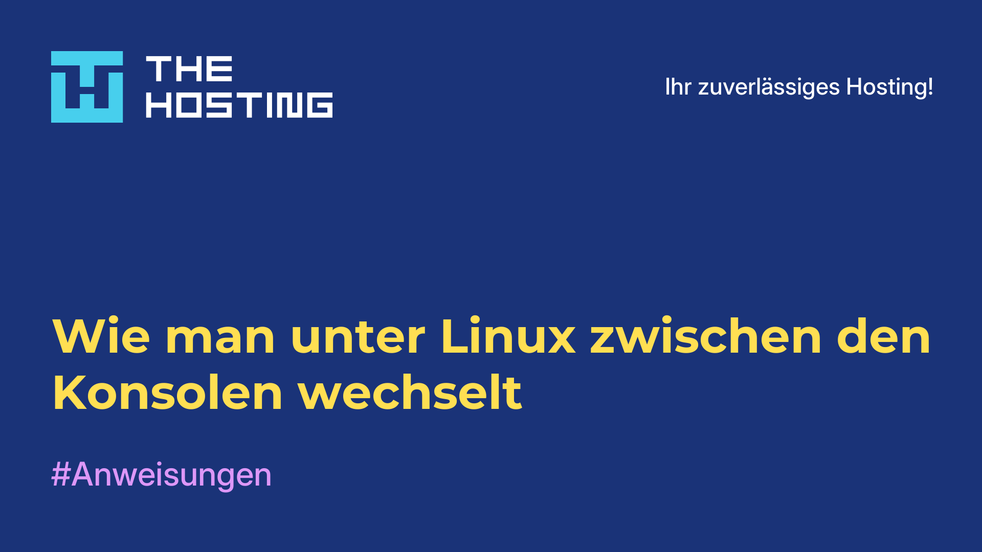 Wie man unter Linux zwischen den Konsolen wechselt