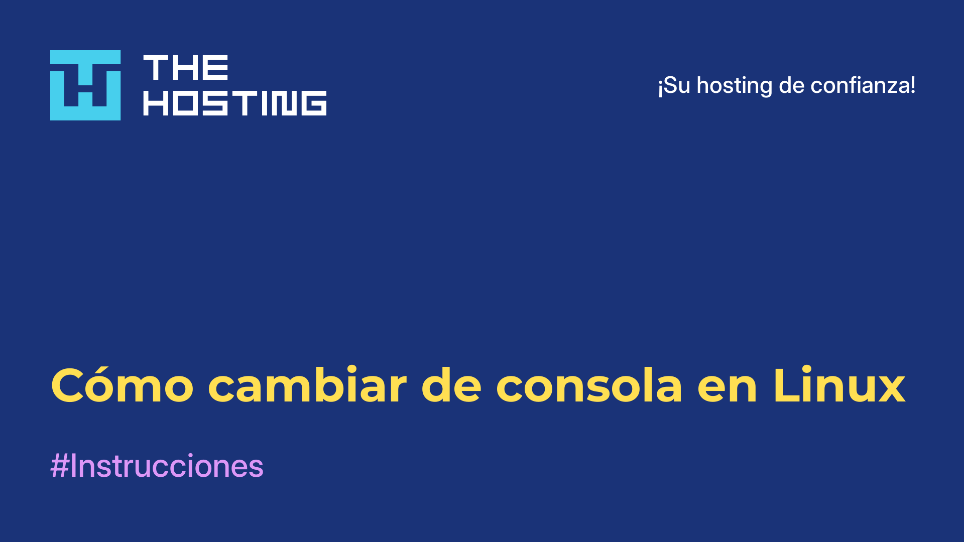 Cómo cambiar de consola en Linux