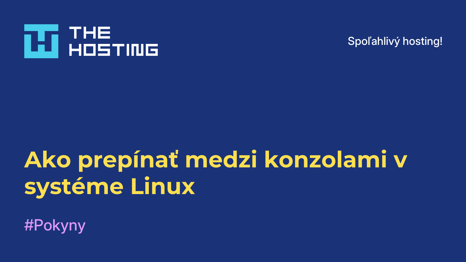 Ako prepínať medzi konzolami v systéme Linux