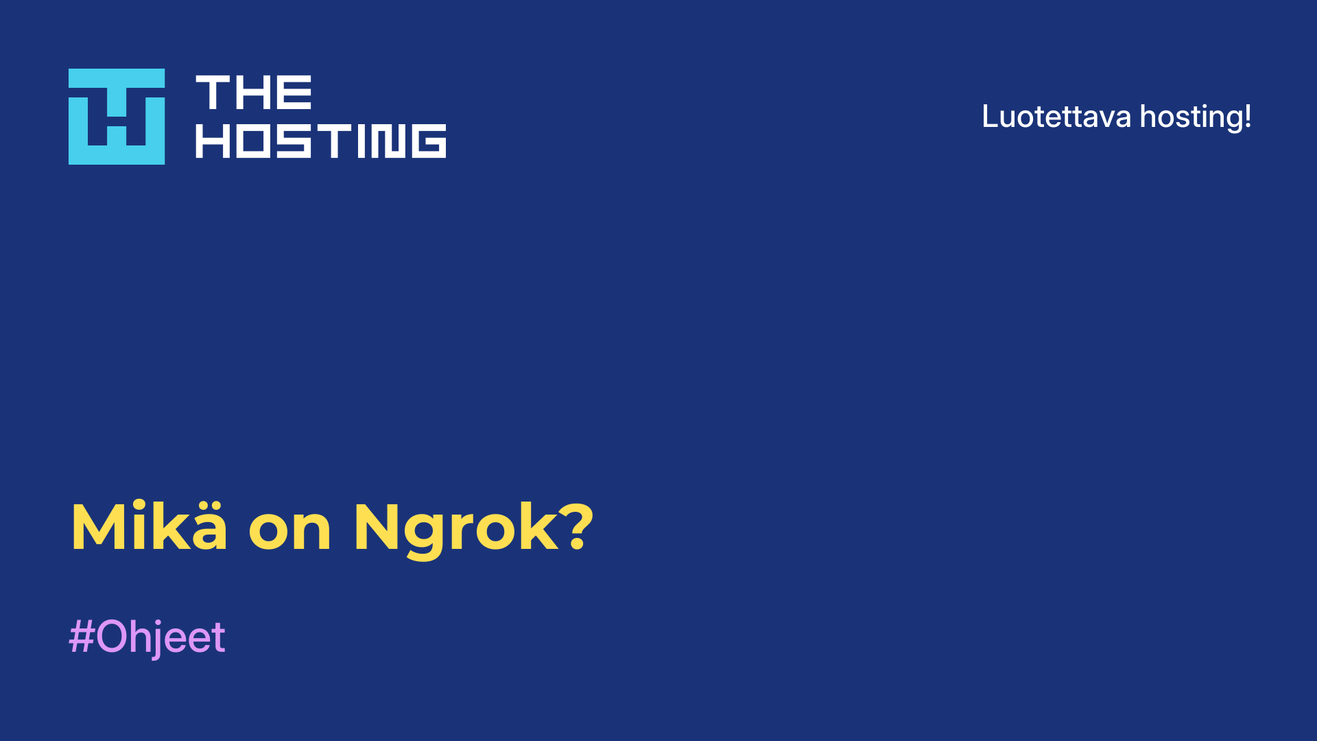 Mikä on Ngrok?