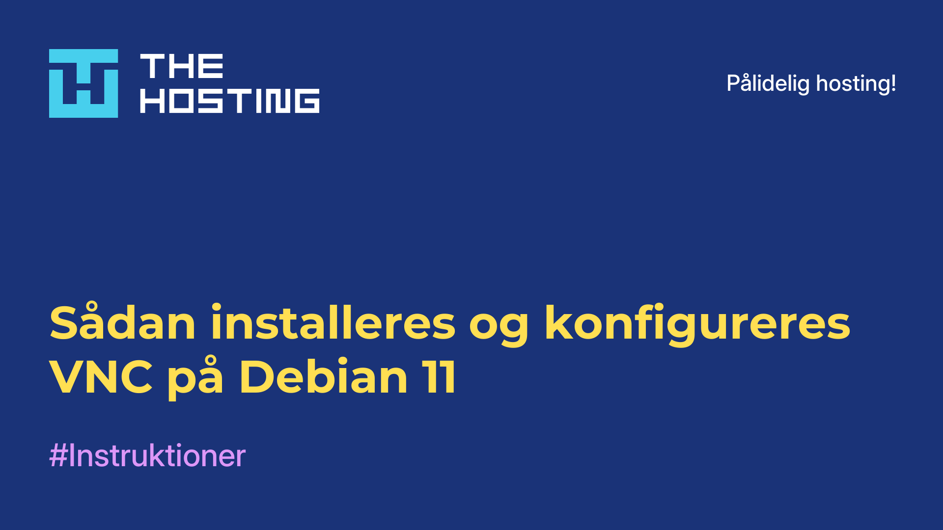 Sådan installeres og konfigureres VNC på Debian 11