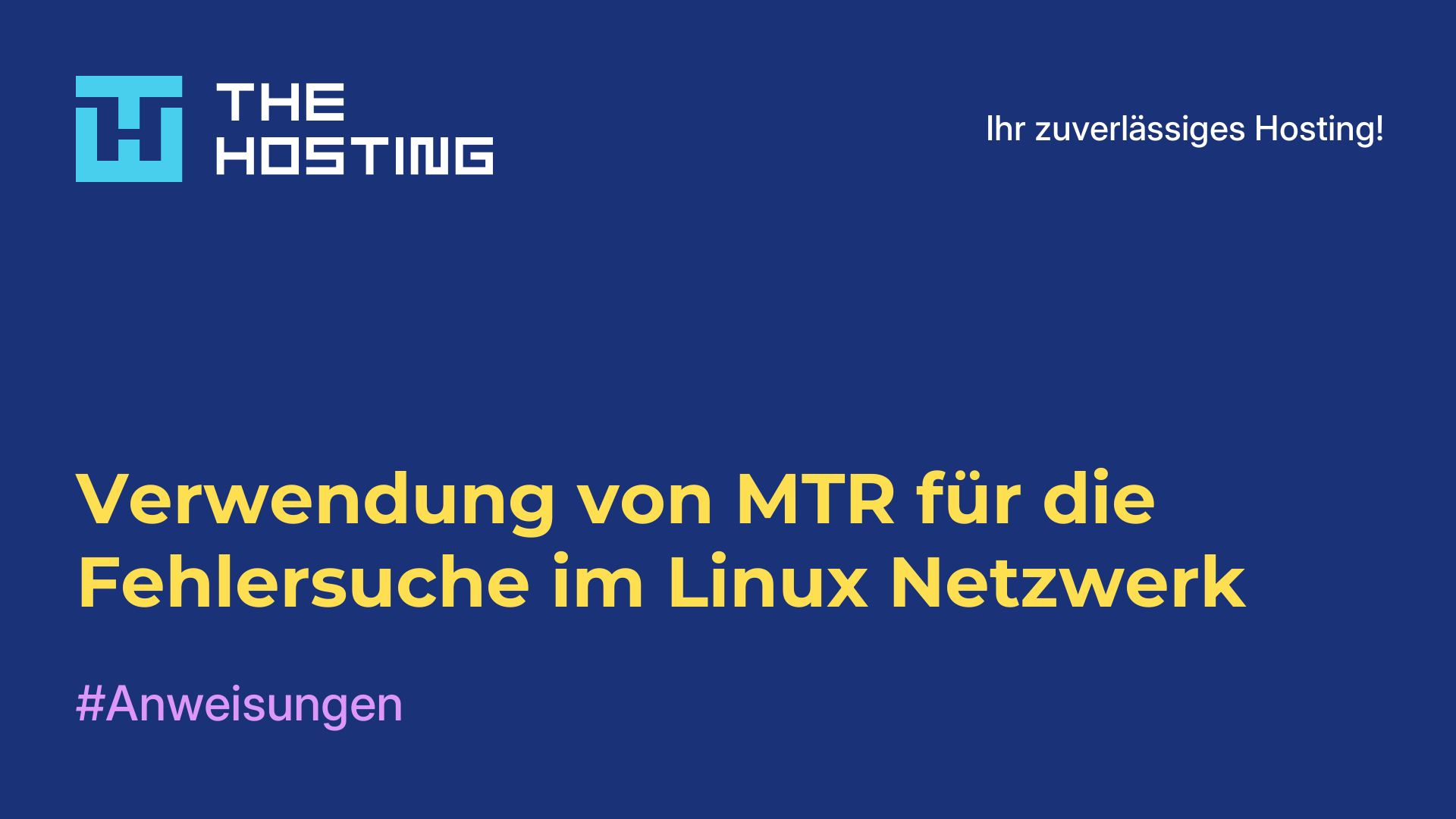 Verwendung von MTR für die Fehlersuche im Linux-Netzwerk
