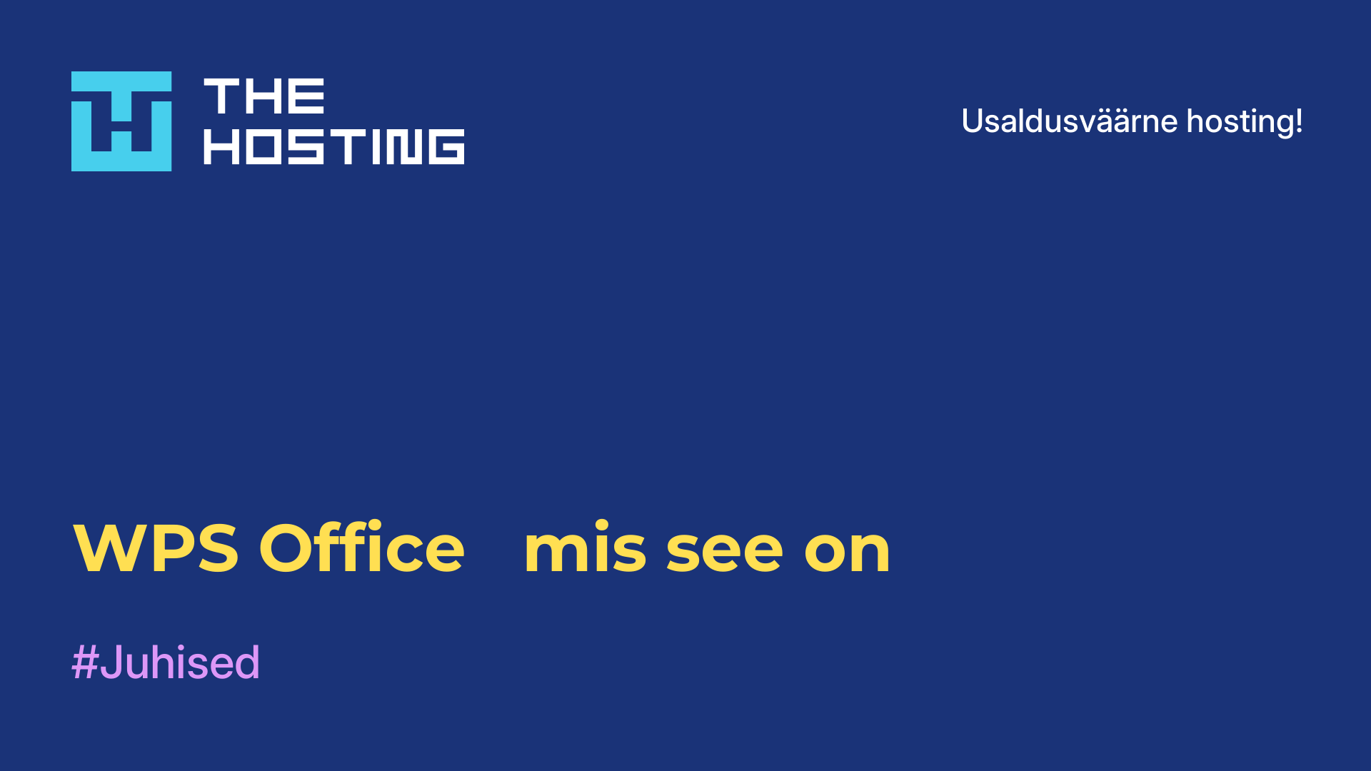 WPS Office - mis see on