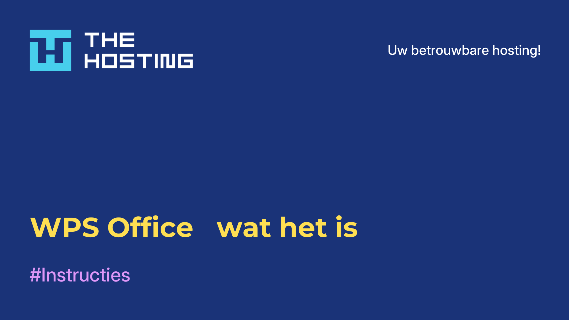 WPS Office - wat het is