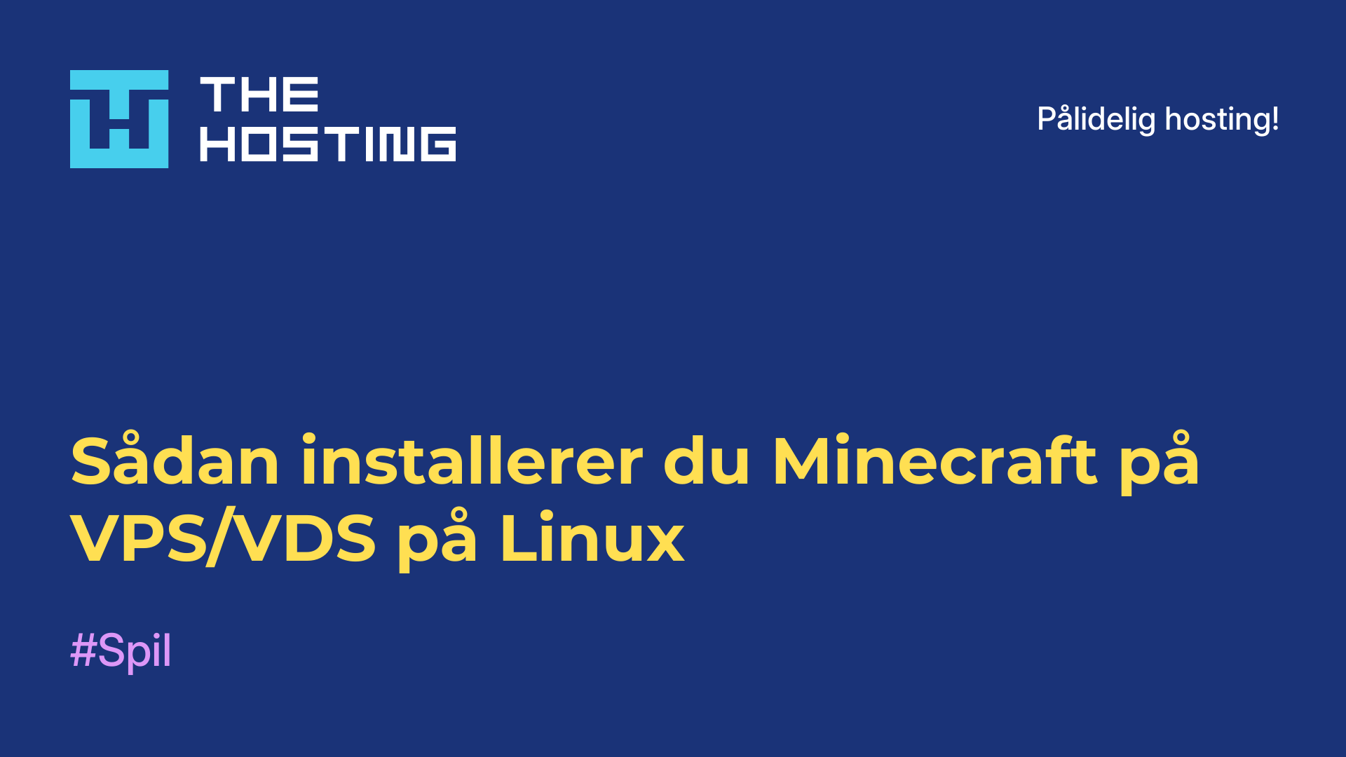 Sådan installerer du Minecraft på VPS/VDS på Linux