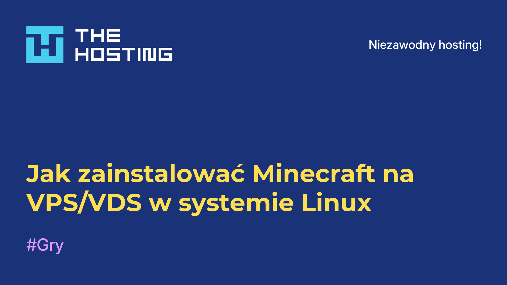 Jak zainstalować Minecraft na VPS/VDS w systemie Linux