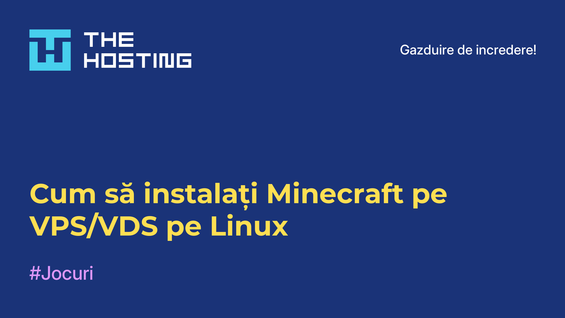 Cum să instalați Minecraft pe VPS/VDS pe Linux