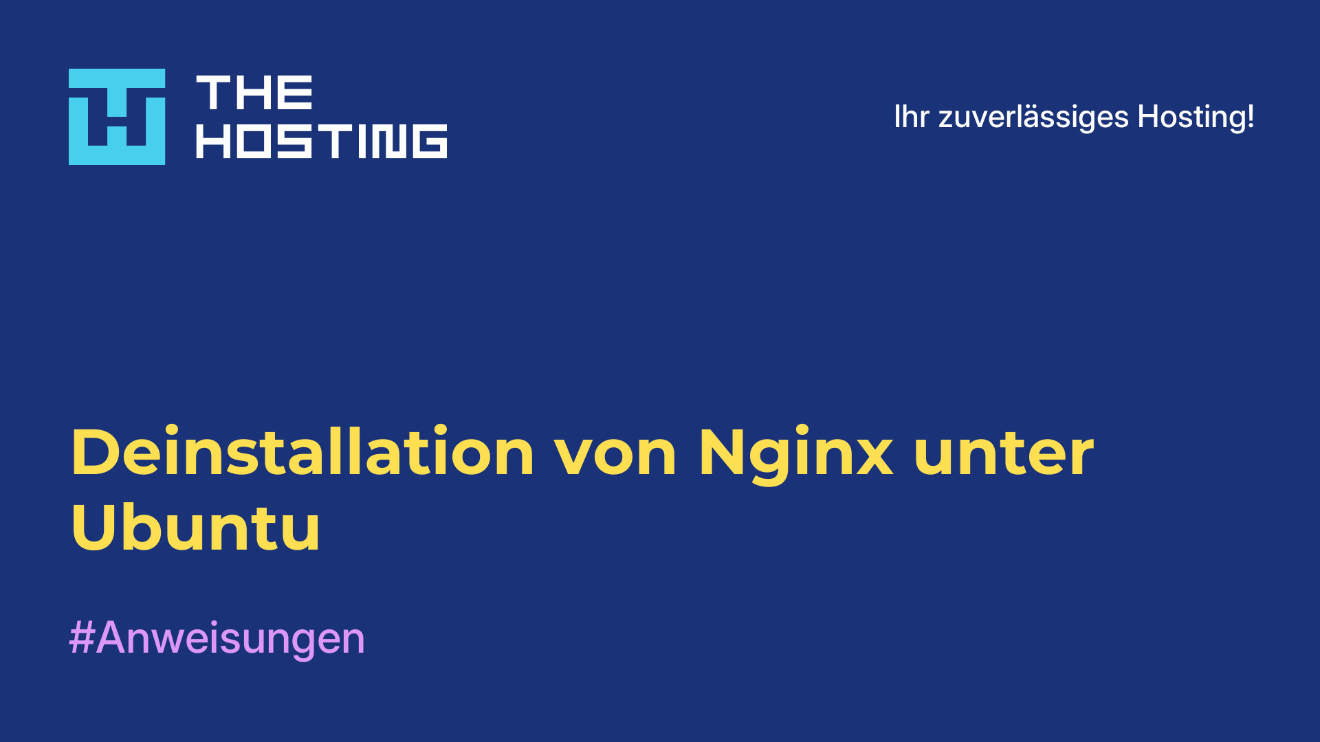 Deinstallation von Nginx unter Ubuntu