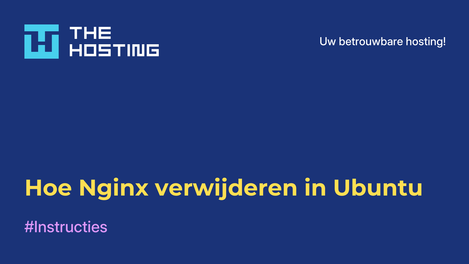 Hoe Nginx verwijderen in Ubuntu
