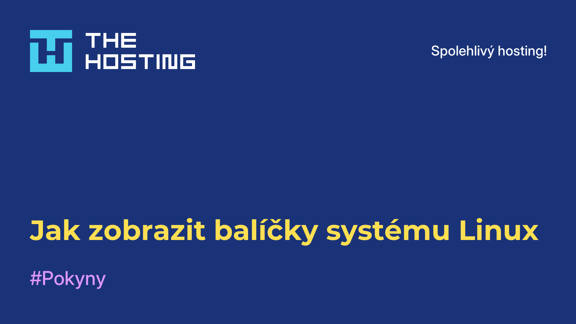 Jak zobrazit balíčky systému Linux