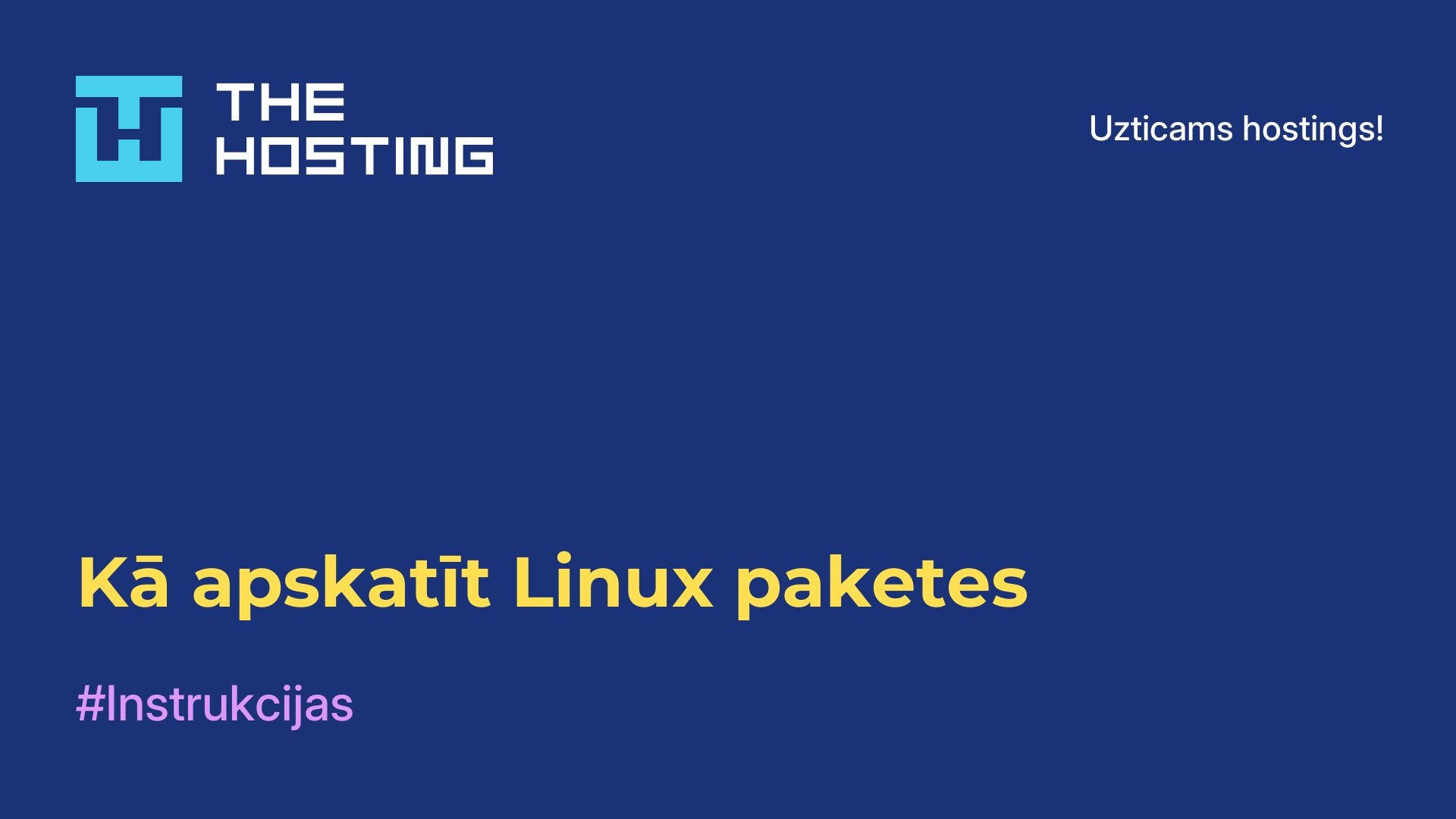 Kā apskatīt Linux paketes