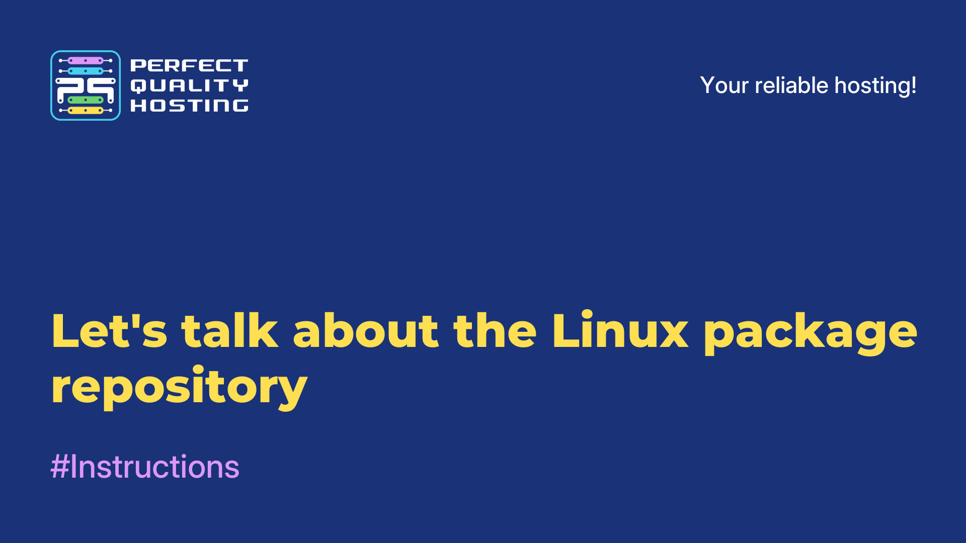 Let's talk about the Linux package repository