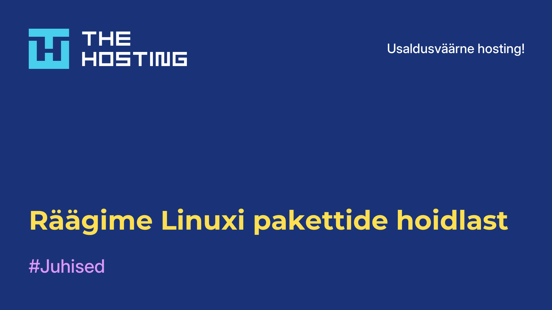 Räägime Linuxi pakettide hoidlast