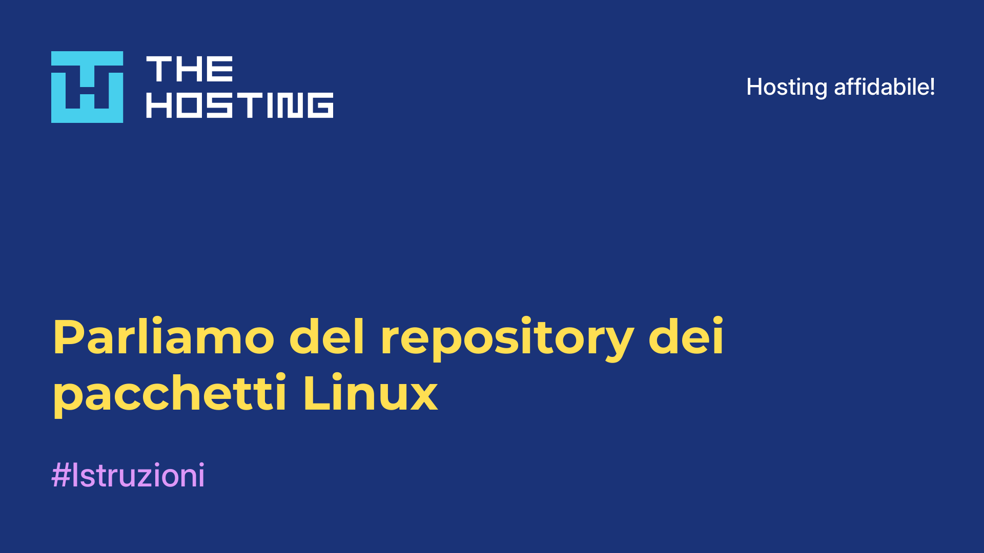Parliamo del repository dei pacchetti Linux