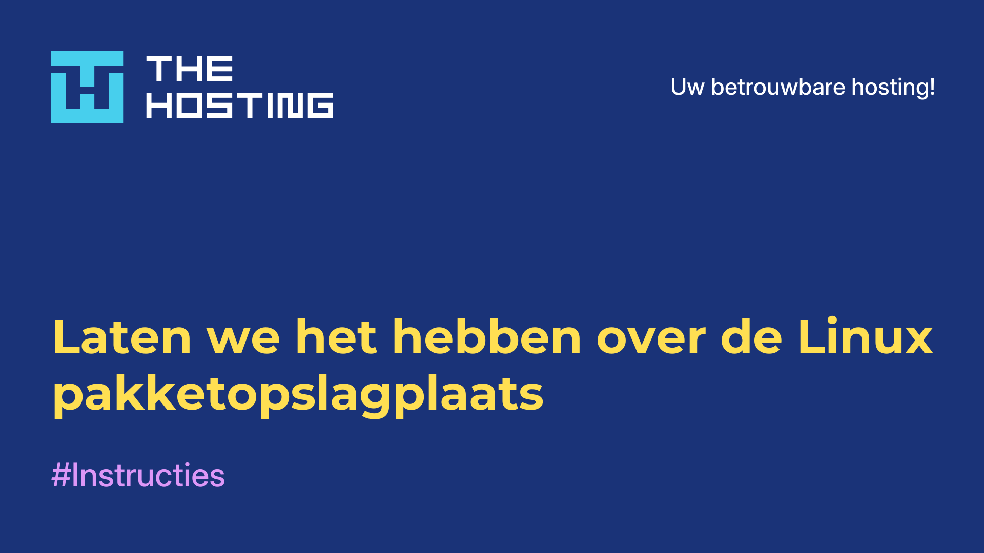 Laten we het hebben over de Linux pakketopslagplaats