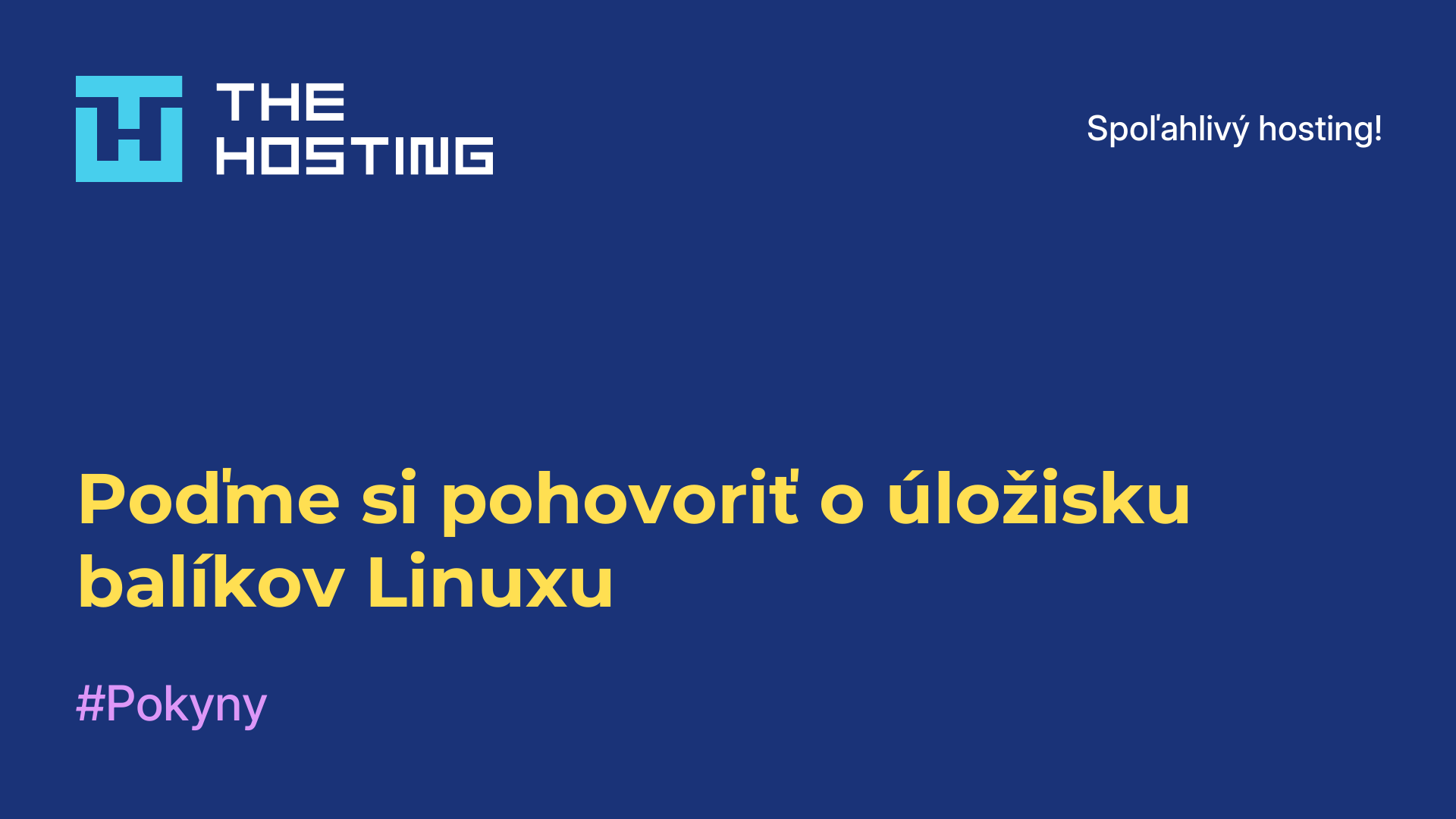 Poďme si pohovoriť o úložisku balíkov Linuxu
