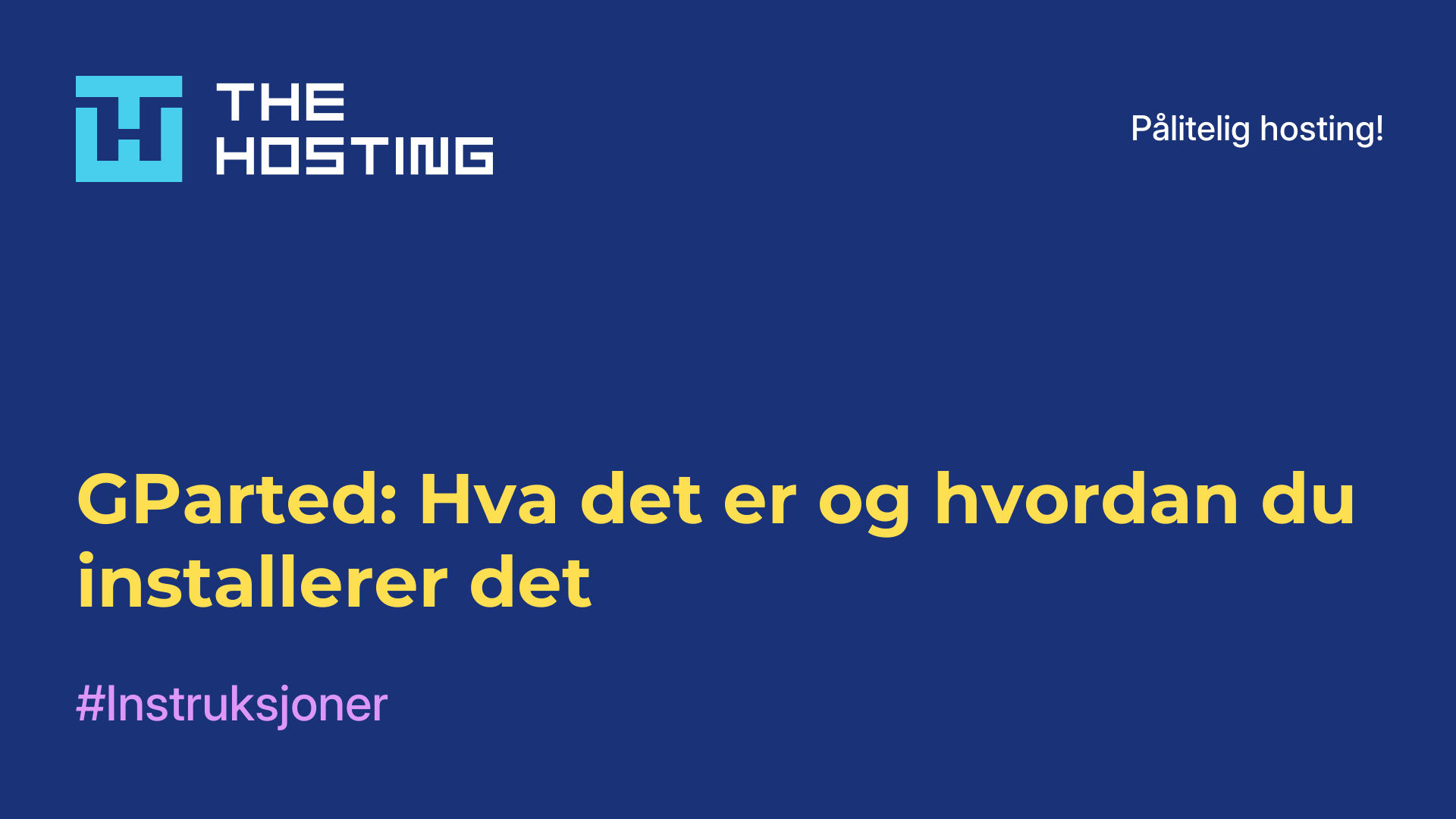 GParted: Hva det er og hvordan du installerer det